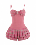 Lolita Plaid Romper