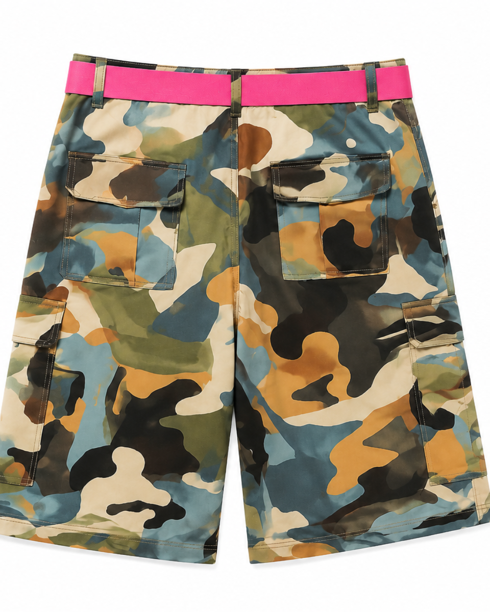 Camo Cargo Jorts